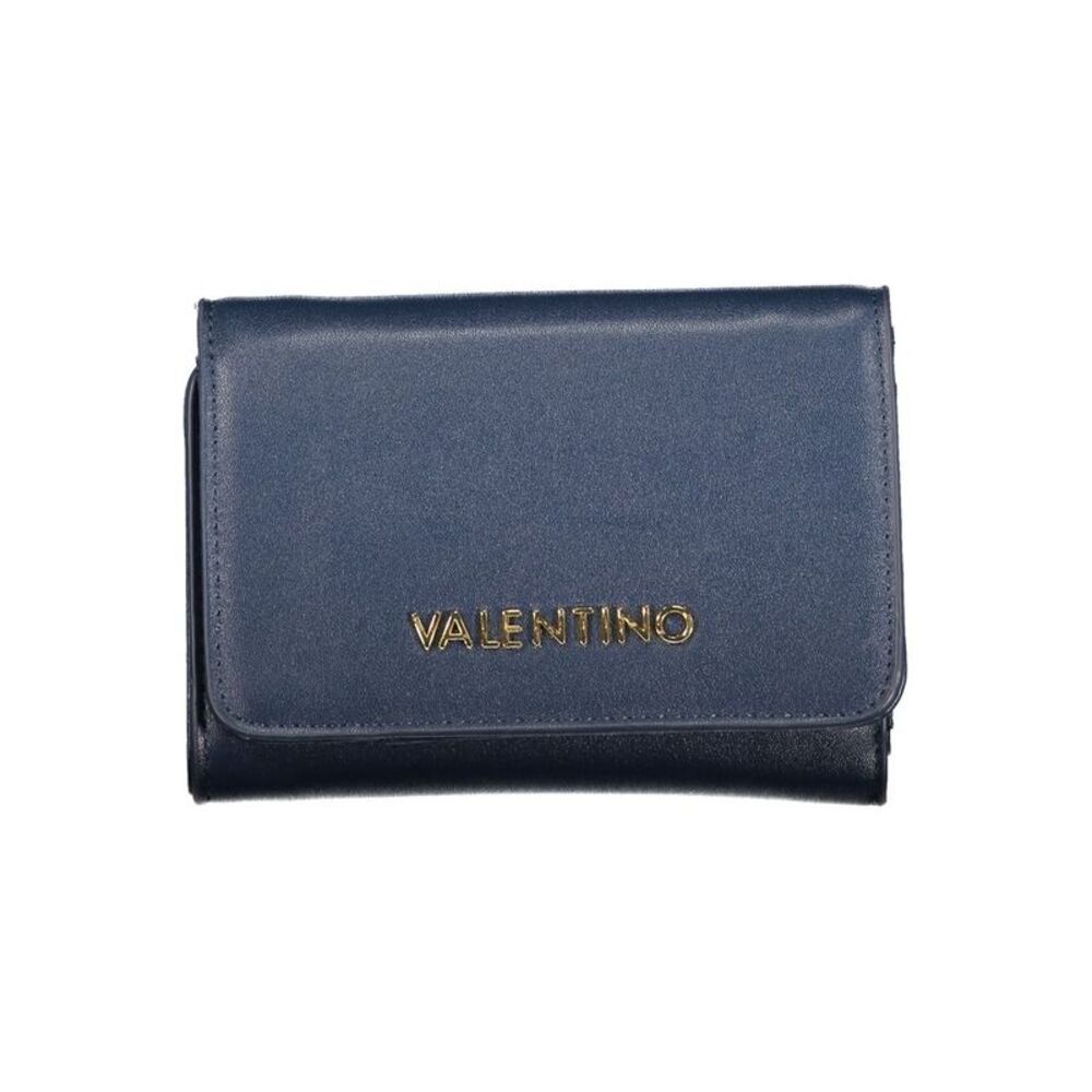 Mario Valentino Blue Polyurethane Women's Women's Wallet